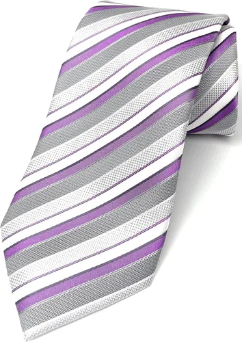 Vista 86 de Scott Allan - Corbatas de rayas para hombre - Corbata tejida para hombre