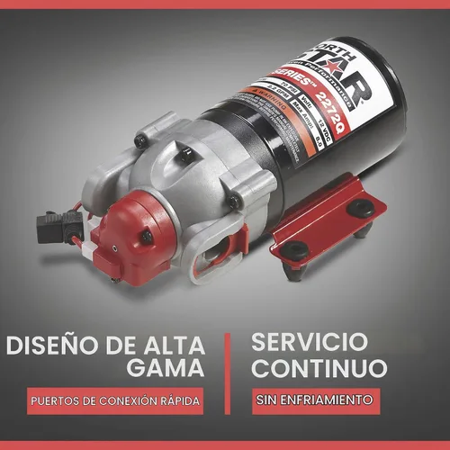 Vista 2 de NorthStar NSQ Bomba pulverizadora bajo demanda de 12 V, 2.2 GPM, puertos