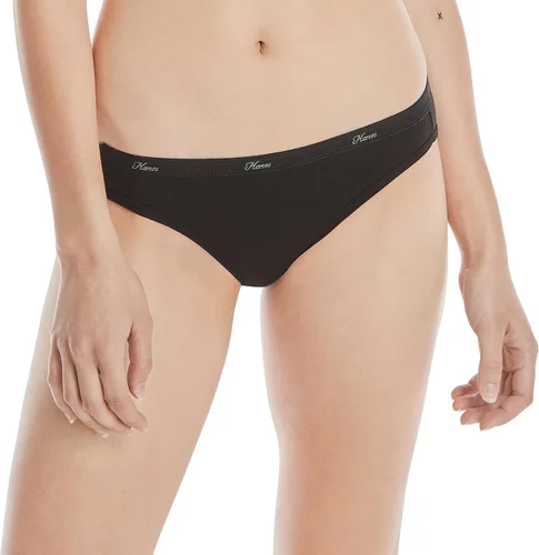 Vista 2 de Hanes Paquete de ropa interior para mujer, paquete de 10, bragas de mezcla de algodón de cobertura completa, ropa interior que absorbe la humedad