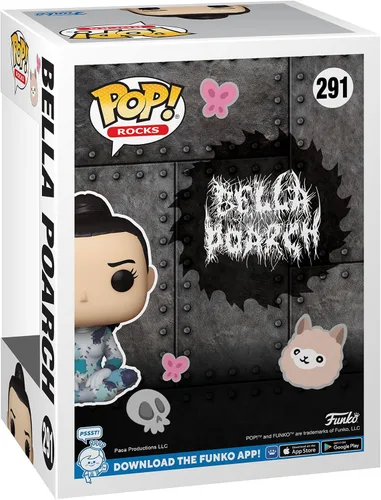 Vista 3 de Funko Pop! Rocks: Bella Poarch en traje de patchwork