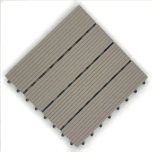 Vista 4 de RevTime Azulejos de madera y plástico Easy DIY de 12 x 12 x 3/4 pulgadas, jardín al aire libre, suelo de terraza entrelazado al aire libre, área