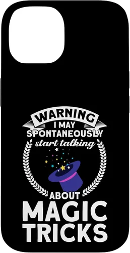 Vista 4 de iPhone 16 Funny Magician Party Quote, Magic Tricks Performer, Magician Case