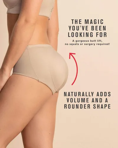 Vista 3 de Leonisa Ropa interior para mujer con almohadillas extraíbles y levantadores de glúteos
