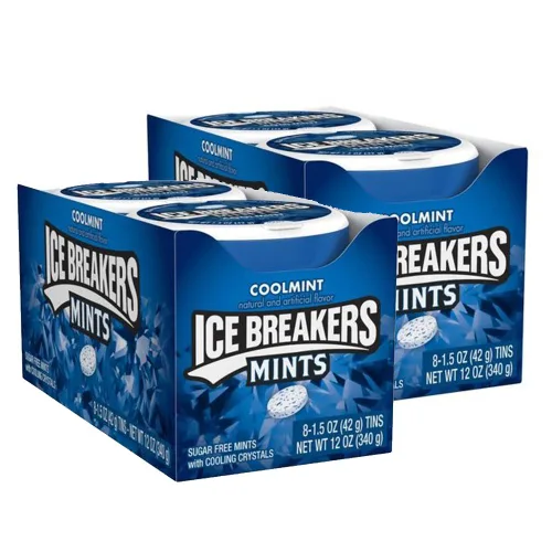 Vista 4 de ICE BREAKERS MINTS COOLMINT - Recipientes de 1.5 onzas (paquete de 16)