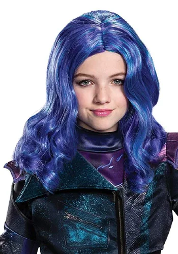 Vista 3 de Disguise Peluca moderna para disfraz, morado, estándar de EE. UU