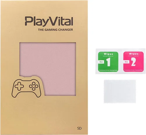 Vista 6 de PlayVital Juego completo de calcomanías protectoras para Steam Deck LCD, calcomanías personalizadas para cubierta de vapor OLED, serie pálida, gris
