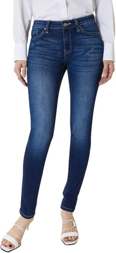 Vista 2 de Kan Can Women's Mid Rise Skinny Jeans KC7085