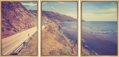 Vista 128 de wall26 Lienzo enmarcado para pared, juego de arte debajo de los tallos de bambú verde, naturaleza, desierto, fotografía, realismo, contemporáneo