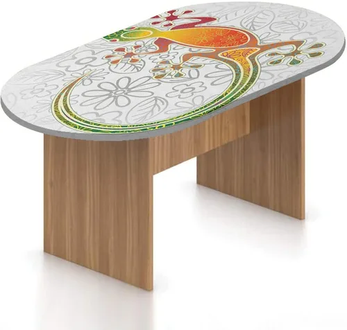 Vista 20 de XISUNYA Mantel ajustable ovalado, con ruedas de madera de granero, de poliéster elástico, para puerta de granero de madera, diseño vintage