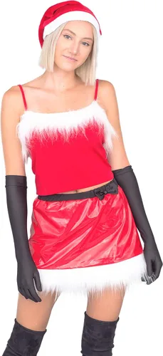 Vista 3 de Mean Girls Jingle Bell - Disfraz de Papá Noel para Halloween