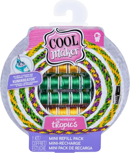 Vista 7 de Cool Maker, recambio de paquete de moda mini de caramelo KumiKreator, kit de actividades de pulseras de la amistad