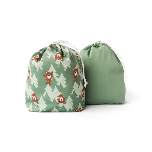 Vista 7 de Esembly Ditty Bag Duo - Bolsas húmedas reutilizables impermeables para pañales de tela, trajes de baño, artículos de tocador y aperitivos, juego