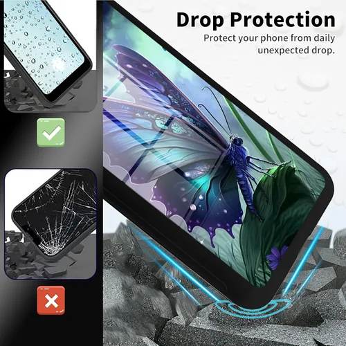 Vista 24 de Funda para Motorola Moto G Stylus 5G 2021 de vidrio templado, funda negra con diseño de mujer negra africana para mujeres y hombres, antiarañazos, a