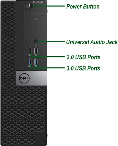 Vista 2 de Dell Optiplex 7040 Computadora de negocios SFF PC de torre pequeña (Intel Core i5-6500, 16 GB de RAM, 256 GB SSD, DVD-ROM, WiFi) Windows 11 Pro
