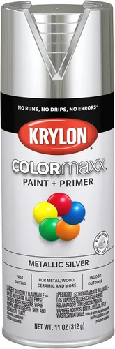 Vista 67 de Krylon K05554007 COLORmaxx Pintura en aerosol y base para uso en interiores y exteriores, color almendra satinada, 12 onzas (paquete de 1)