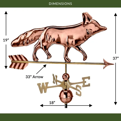 Vista 3 de Good Directions Veleta Fox Pure Copper