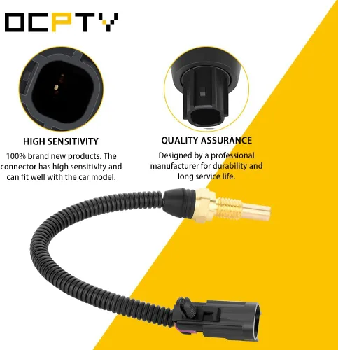 Vista 3 de OCPTY Sensor de temperatura del agua refrigerante 213-963 - Sensor de termostato para 2004-2005 para Buick Rainier, 2002-2005 para Chevy