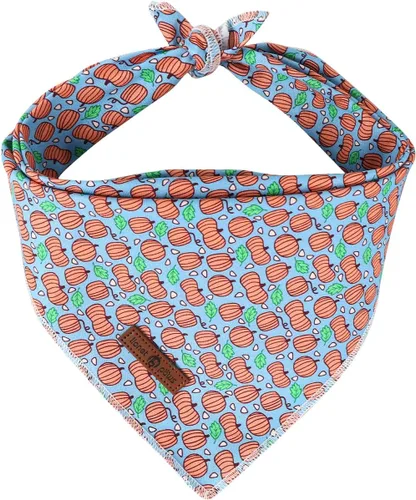 Vista 20 de Lionet Paws Bandana de Acción de Gracias para perro, lavable, de algodón, pañuelo triangular, pañuelo de pavo para perros pequeños, medianos