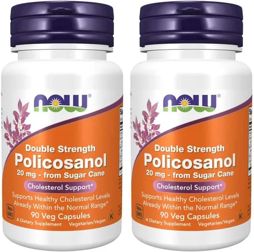Vista 9 de Policosanol ahora 100 % natural, 0.0007 oz, 90Vcaps, caña de azúcar, 1824, 1, 1