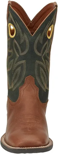 Vista 2 de Justin Boot Company Bowline Whiskey 11 Stampede Western - Botas de vaquero para hombre