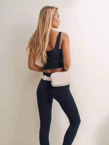 Vista 2 de TOBVZOO Riñonera cruzada para mujeres y hombres, en todas partes, riñonera resistente al agua, color beige