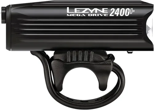 Vista 3 de LEZYNE Mega Drive - Luz frontal LED blanca recargable por USB, resistente a la intemperie, IPX7, con múltiples modos de sólido y flash, soporte