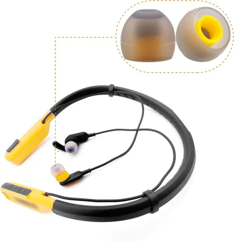 Vista 2 de Klowcok Puntas de silicona de repuesto para auriculares DEWALT con banda