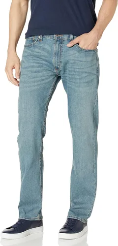 Vista 13 de Signature de Levi Strauss & Co. Gold Jeans Fit Flex - Jeans de ajuste relajado para hombre Índigo medio (elástico)