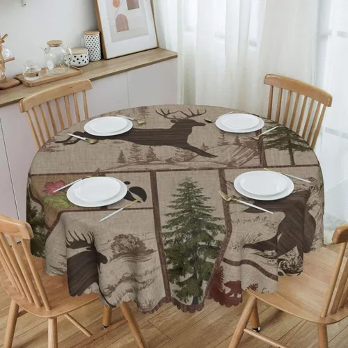 Vista 33 de Mantel azteca, diseño geométrico tribal, decoración rústica de nativos americanos, estilo suroeste, impermeable, lavable, para decoración de cocina