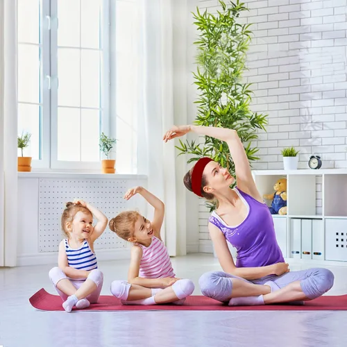 Vista 6 de INNOLIFE 15 diademas ultrafinas para mujer, diademas de yoga, bandas de algodón suave, diademas de tela para interiores y exteriores, yoga