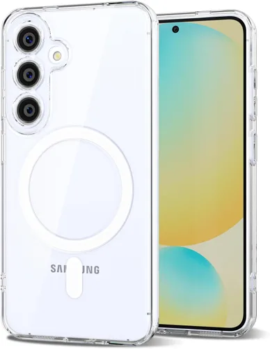 Vista 16 de Svanove Funda magnética de silicona para Samsung Galaxy S22, compatible con Magsafe, bonita funda para mujer, goma de gelatina brillante delgada
