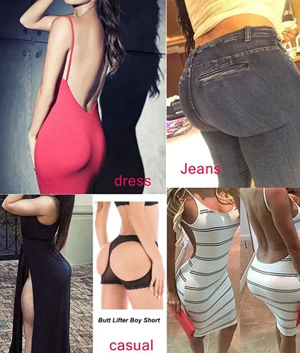 Vista 2 de FUT - Calzones de encaje levantacolitas para mujer