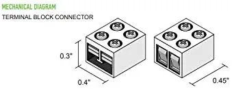 Vista 2 de Diode Conector de bloque de terminales de luz de cinta LED DI-TB-Conn-TTT