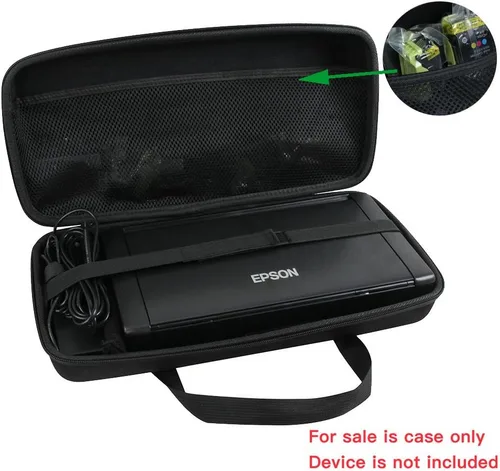 Vista 2 de Hermitshell Estuche rígido de viaje para impresora móvil inalámbrica Epson Workforce WF-100/WF-110