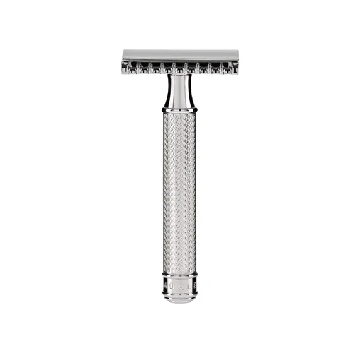 Vista 4 de MÜHLE RYTMO - Maquinilla de afeitar de seguridad de doble filo (peine cerrado) para hombres, perfecta para uso diario, calidad de peluquería