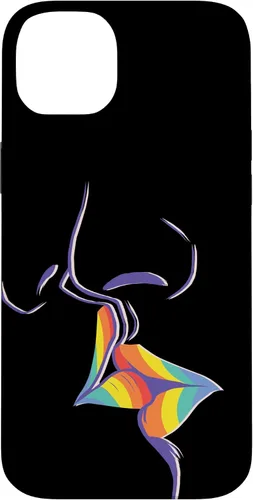 Vista 15 de Funda de regalo LGBT Lesbian Gay Pride LGBTQ Kiss Rainbow para iPhone 17