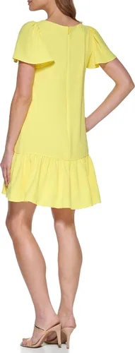 Vista 4 de DKNY Trapecio ajustado y acampanado para mujer