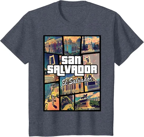 Vista 62 de Camiseta Orgullosa de San Salvador Capital El Salvador