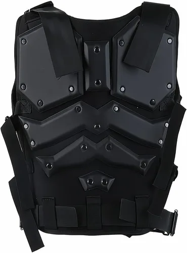 Vista 3 de ACTIONUNION Chaleco táctico para hombre, chaleco de Airsoft, chaleco Molle ajustable para adultos, disfraces de cosplay