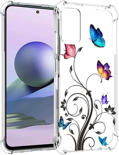 Vista 3 de Funda de teléfono para Redmi Note 10 5G/Poco M3 Pro/Redmi Note 10T 5G M2103K19G Funda para niñas y mujeres, funda protectora transparente de TPU