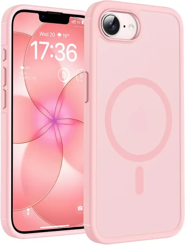 Vista 587 de TOCOL Funda para iPhone 11, compatible con Magsafe, protección completa de cámara, imanes integrados, protección contra caídas, funda translúcida