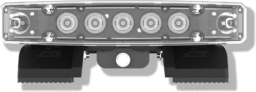 Vista 4 de Ledqusa Predator TIR - Barra de luz LED de emergencia de 3 W, 48 pulgadas (ámbar/blanco)