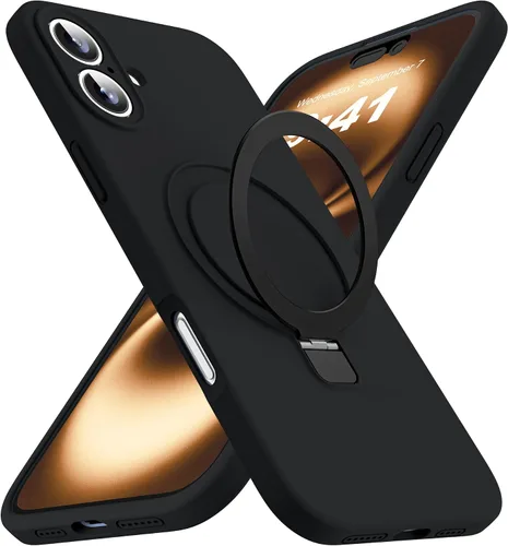 Vista 24 de Funda diseñada para iPhone 11 con soporte magnético invisible Compatible con Mag-Safe, a prueba de caídas de grado militar, a prueba de golpes