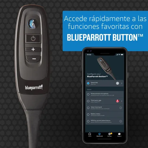 Vista 8 de BlueParrott C400-XT – Auriculares Bluetooth con control por voz, sonido líder en la industria con largo alcance inalámbrico, cancelación de ruido