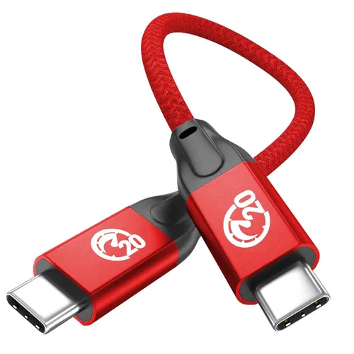 Vista 11 de UseBean Cable USB C a USB C de 100 W, 0.6 pies, USB 3.2 Gen 2X2 20 Gbps de transferencia de datos tipo C, cable de carga PD de carga rápida, cable
