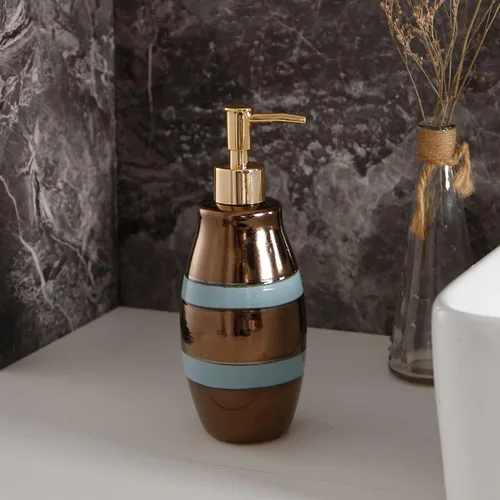 Vista 6 de Soap Dispenser Handsoaps Dispenser Nordic Retro Soap Dispenser Shampoo Lotion Bottle Push-type Ceramic Soap Dispenser Shower Gel Dispenser Can Be