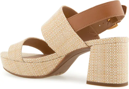 Vista 8 de Sandalias de tacón Aerosoles Camilia para mujer Rafia Natural/Bronceado