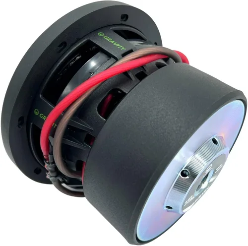 Vista 5 de Gravity 1 subwoofer de audio para automóvil de 6.5 pulgadas y 600 vatios con DVC de 4 ohmios de 6.5 pulgadas, sub individual - Característica