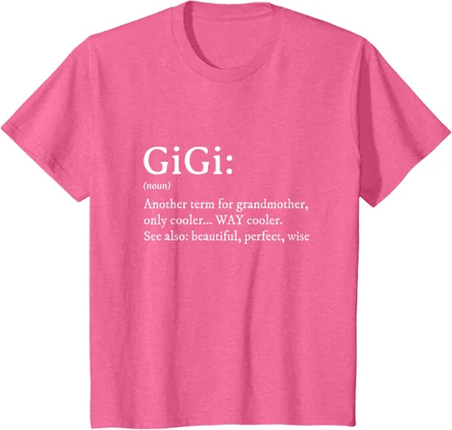 Vista 62 de Gigi Definition - Camiseta de regalo para abuela, cumpleaños y abuela, Negro
