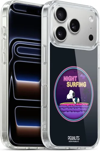 Vista 137 de Head Case Designs Funda de gel suave con licencia oficial de Peanuts Tropical Surf Snoopy Aloha Disco compatible con Apple iPhone 13 Mini Surf